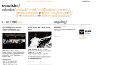 Desktop Screenshot of hu.tranzit.org
